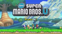New Super Mario Bros. U Title Screen